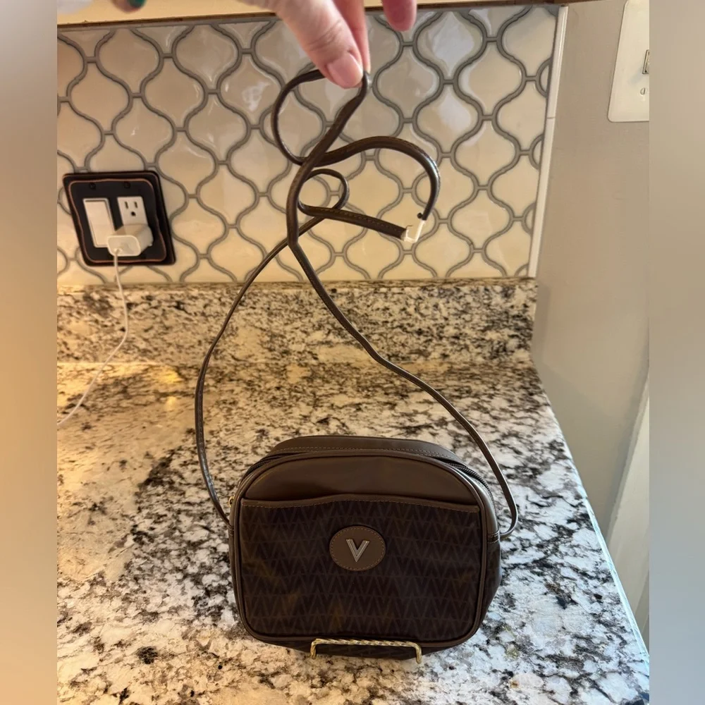 Valentino Vintage Brown Crossbody Bag